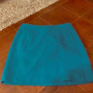 Turquoise skirt